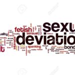 Sexual deviation word cloud concept
